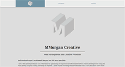 Desktop Screenshot of mmorgancreative.com